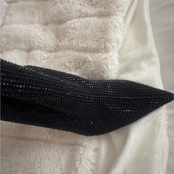 Zara Black Sparkling Heeled Boots - Picture 8 of 9